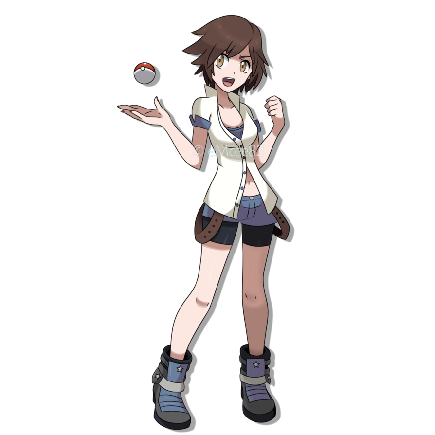 girl pokemon trainer